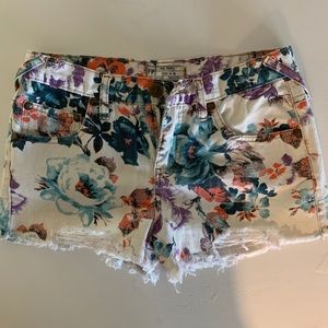 Free People denim shorts